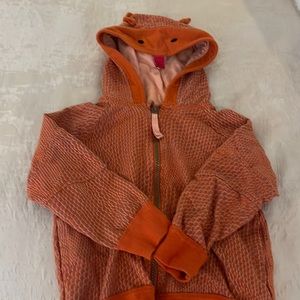 Lizard zip-up hoodie